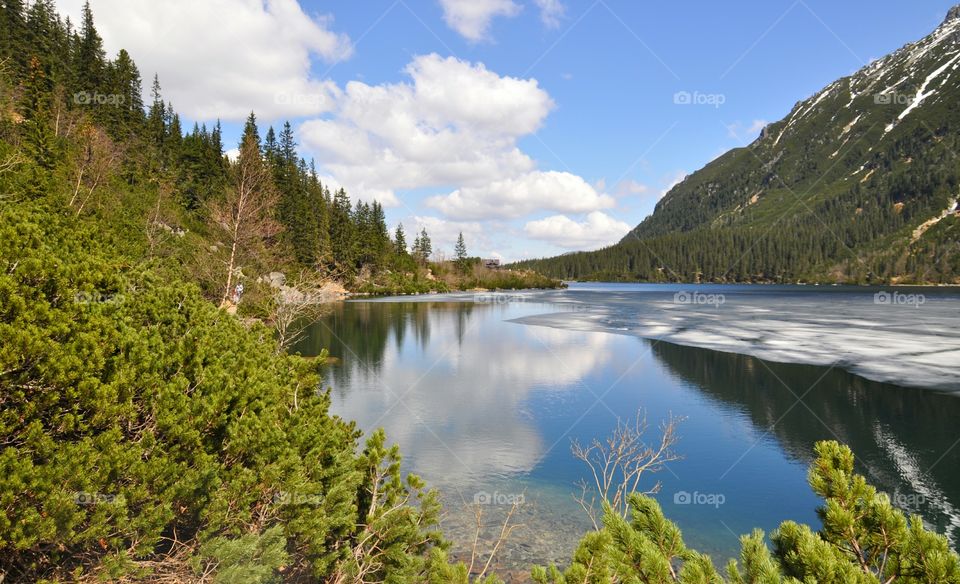 mountain lake in Poland