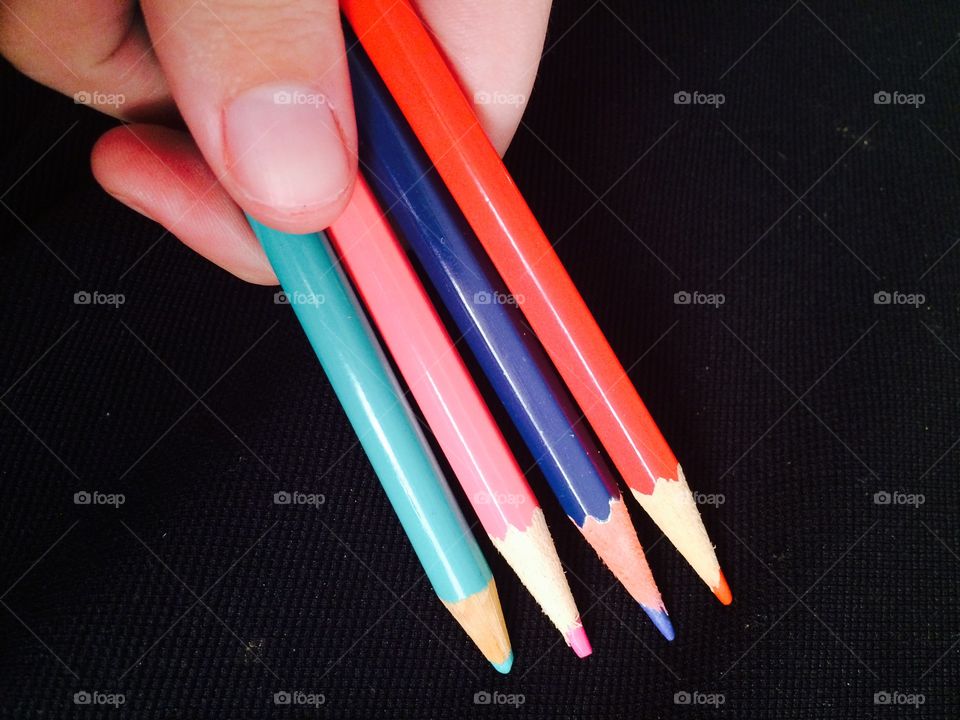 Colored pencils 