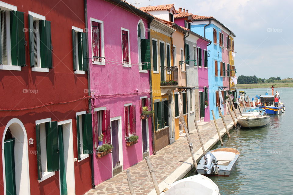 Venice. Burano island