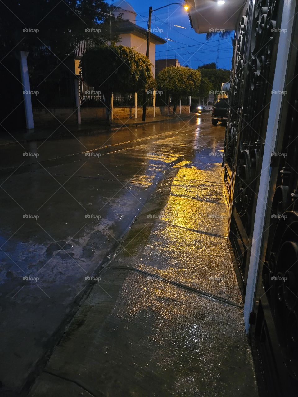 Noche lluviosa