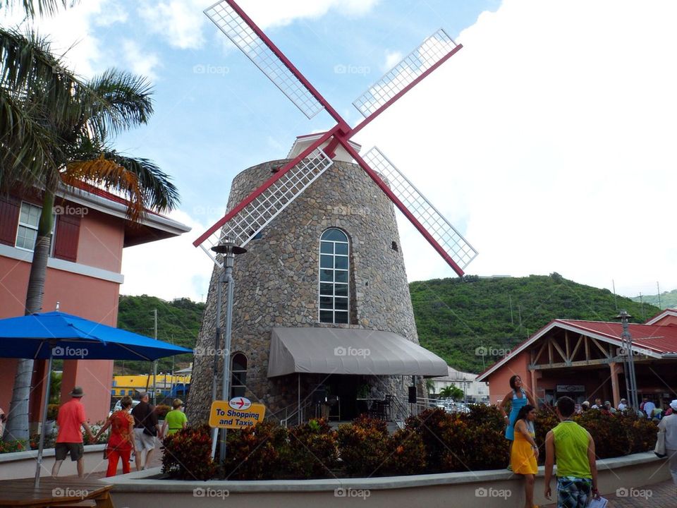 Windmill in the Caribbean