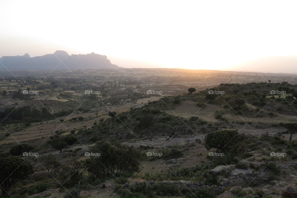ethiopia landscape sunset plateau by shotmaker