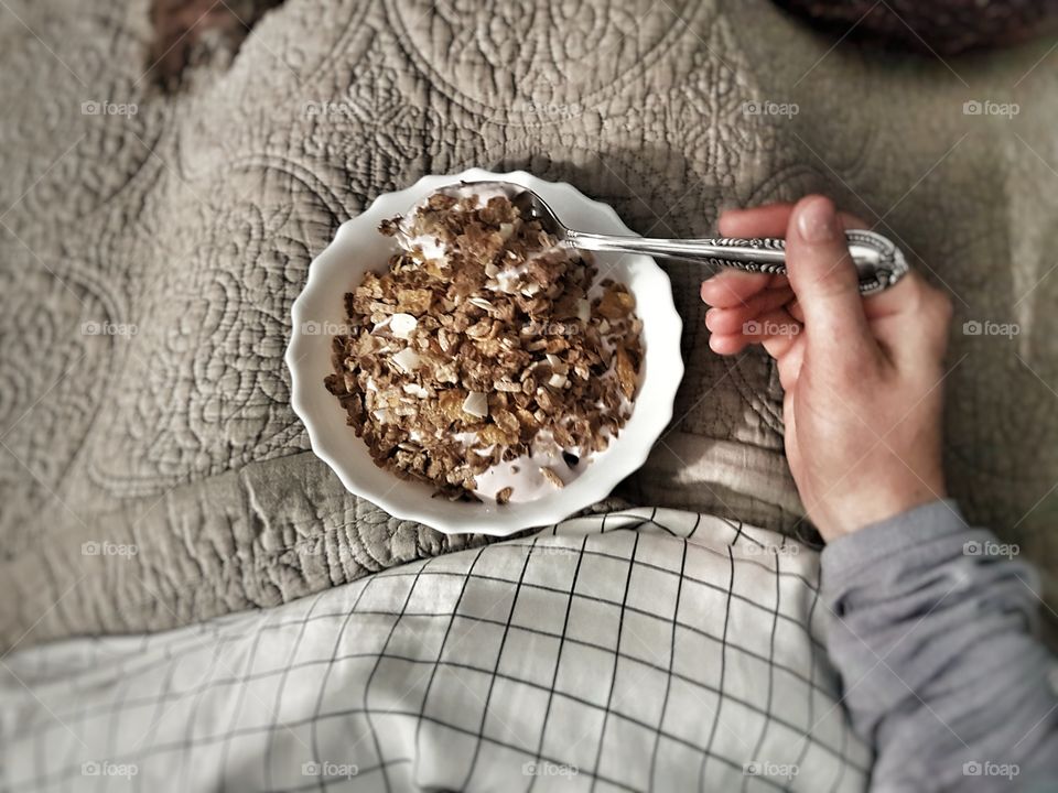 Breakfast in bed