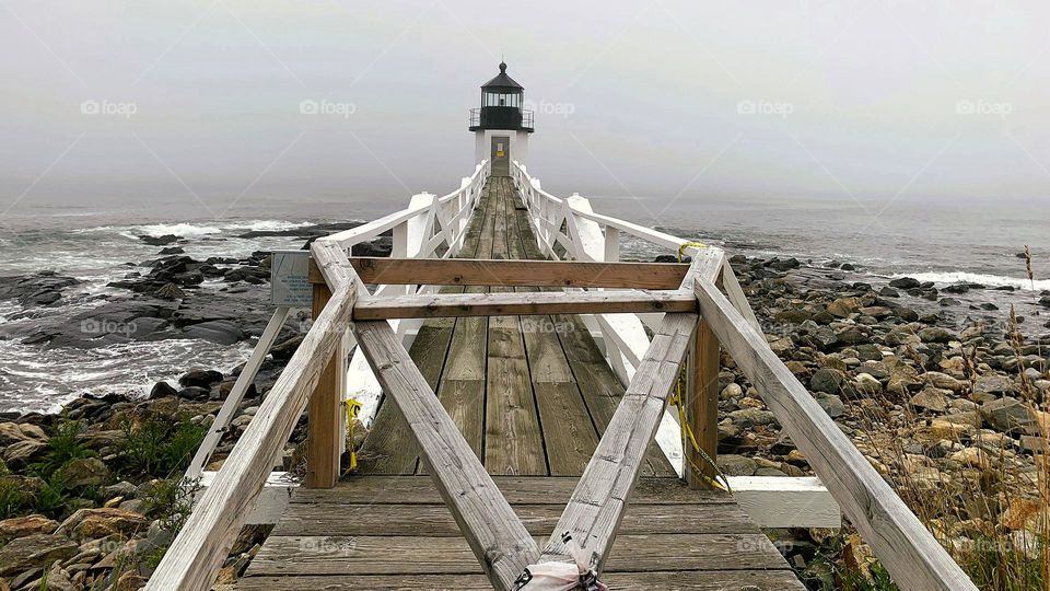 Marshall Point Lighthouse Maine 2024 Storm Damage