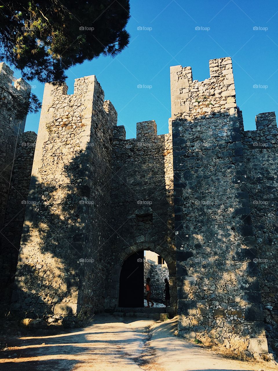 Medieval castle in Sesimbra 
