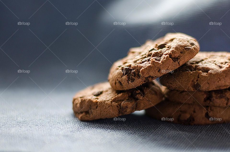 Cookies with chocolate