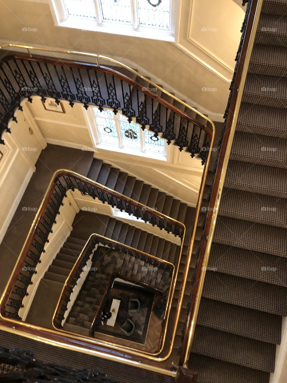 Stairwell in London Hotel