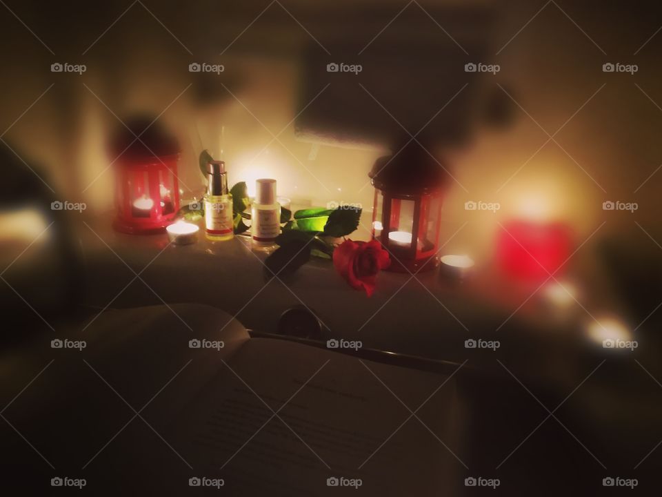Blur, Light, Flame, Room, Candle