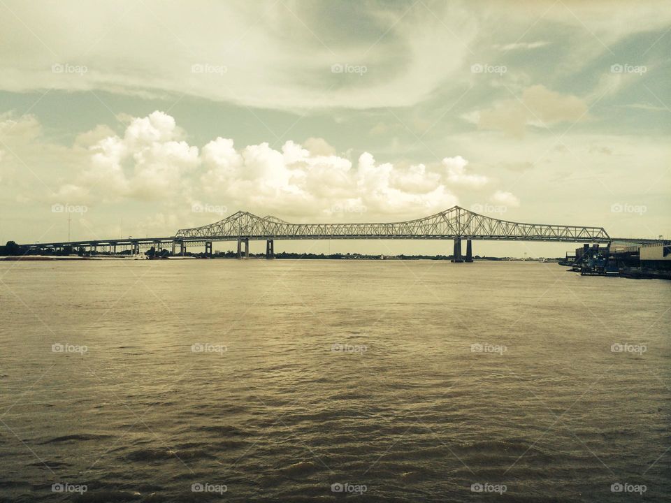 Lake Pontchartrain Bridge - longest bridge in the United States