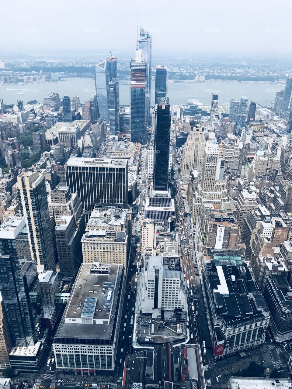 View from 86th floor of empires state 