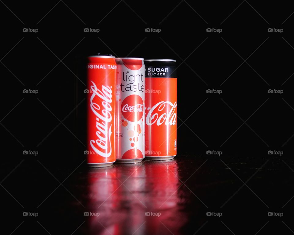 Coca-Cola cans