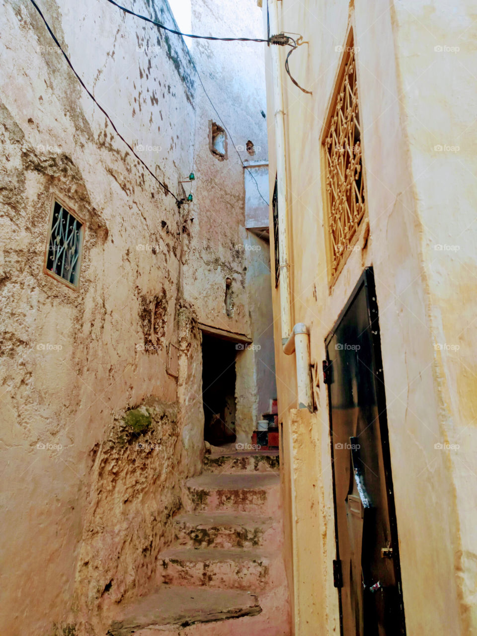 Old building in village Bhalil of morocco