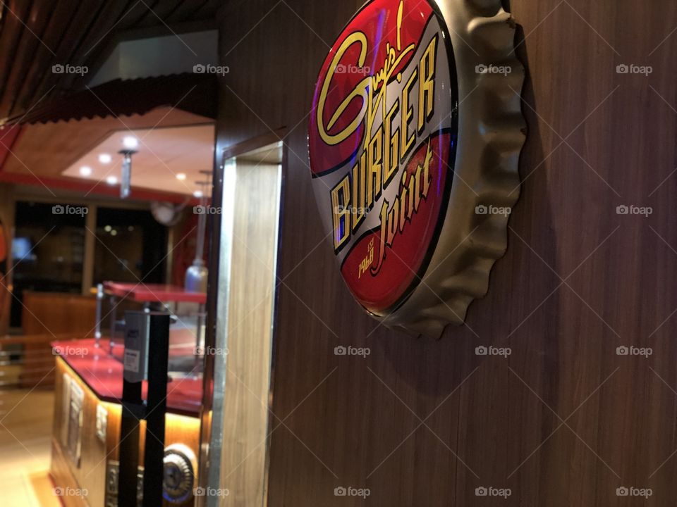 Carnival Sunshine Cruise, Guy’s Burger Joint 