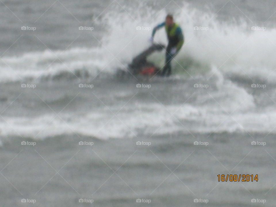 Water skiing at Gold coast Australia