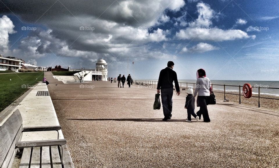 Strolling on the prom