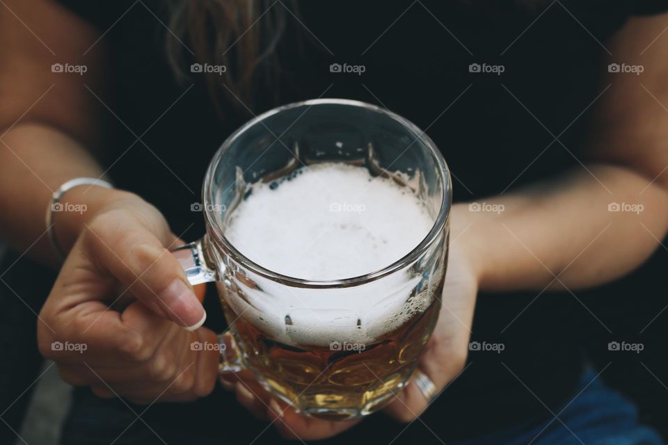 Glass of beer