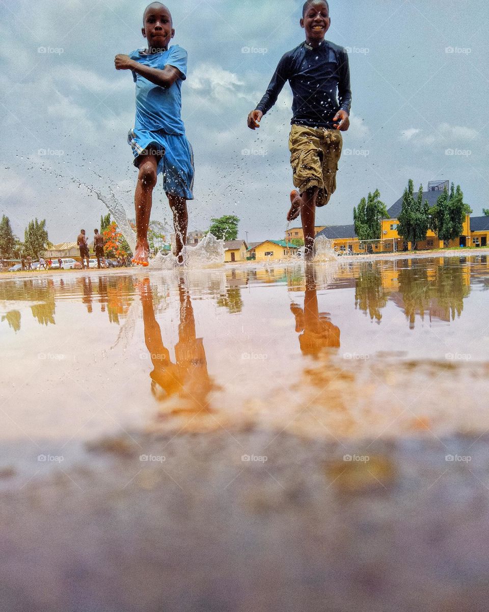 "brother's bond - memories we've made, in the sun, in the rain. We ran the endless race of friendship, through pain and through joy."

"we smile, and cry together, we agree and disagree some times. We feign hatred while love burning in our heart.
