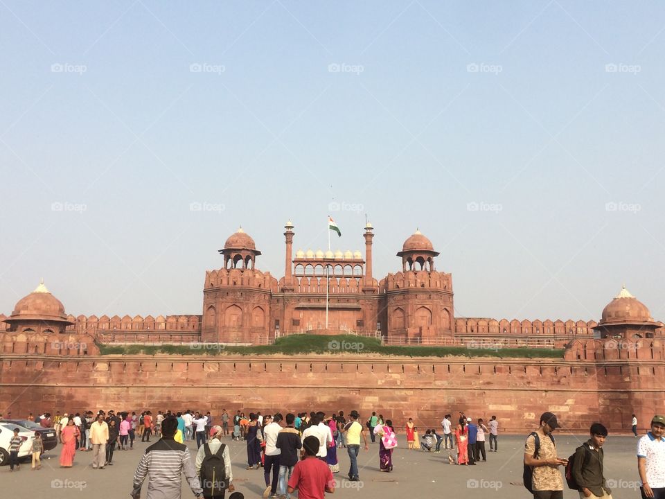 The Red Fort in the Capital of India, Delhi