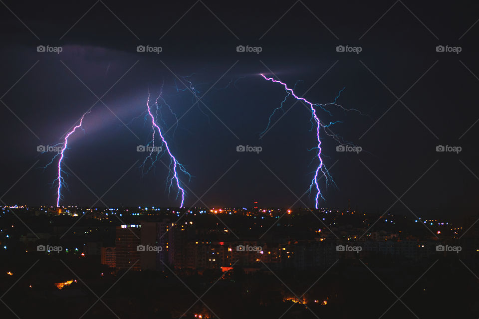 Beautiful lightning 