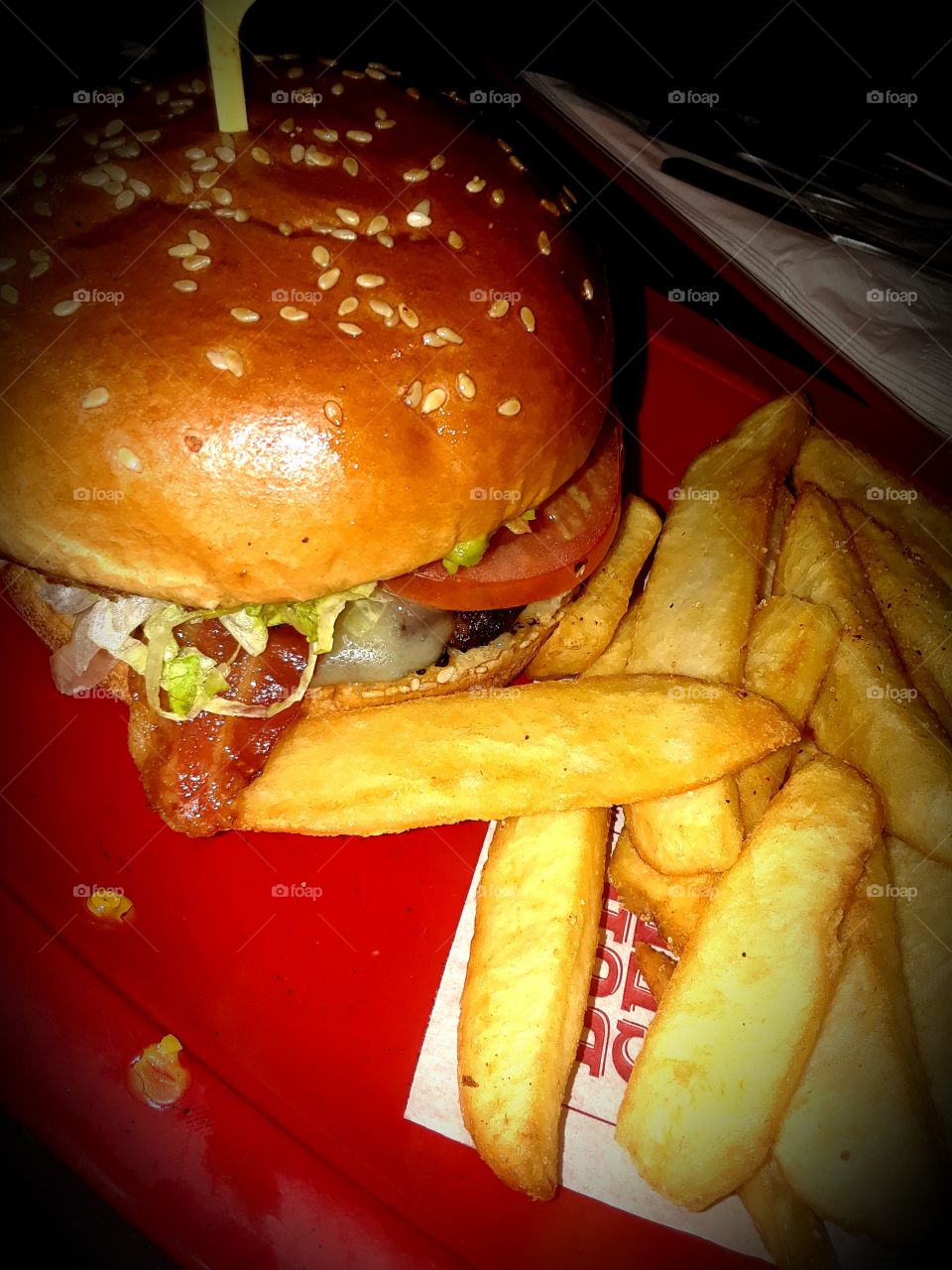 Bacon Guacamole Burger