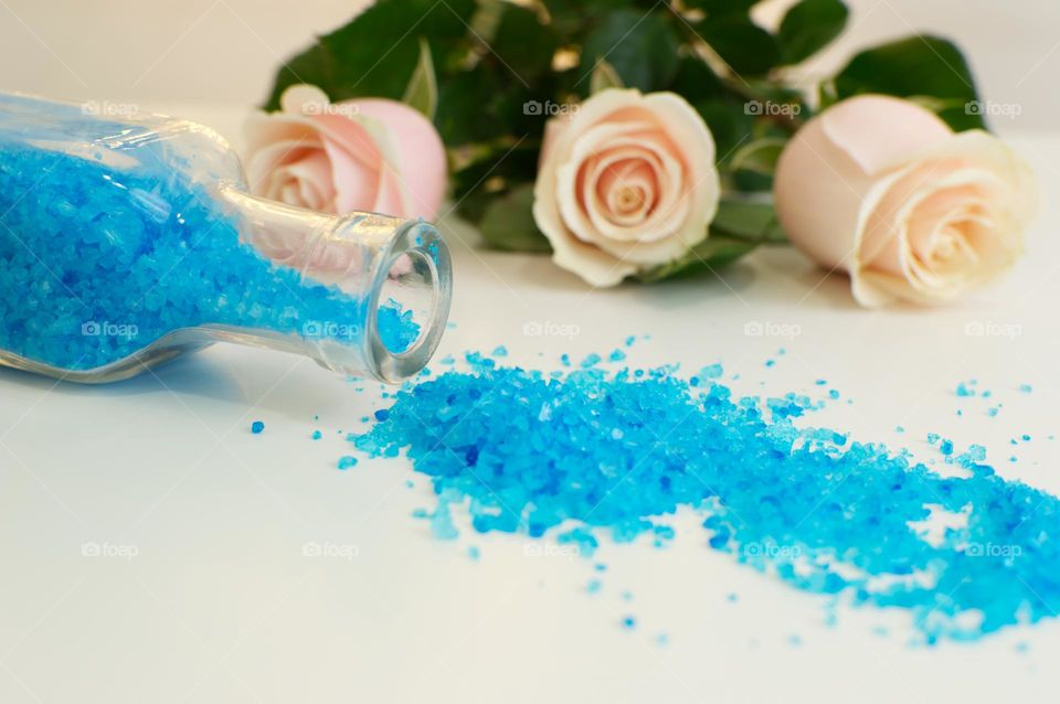 blue bath salts