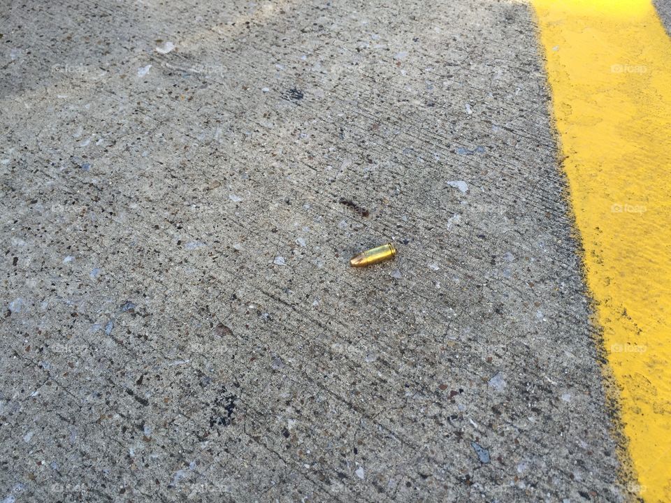 Random bullet in Walmart parking lot.