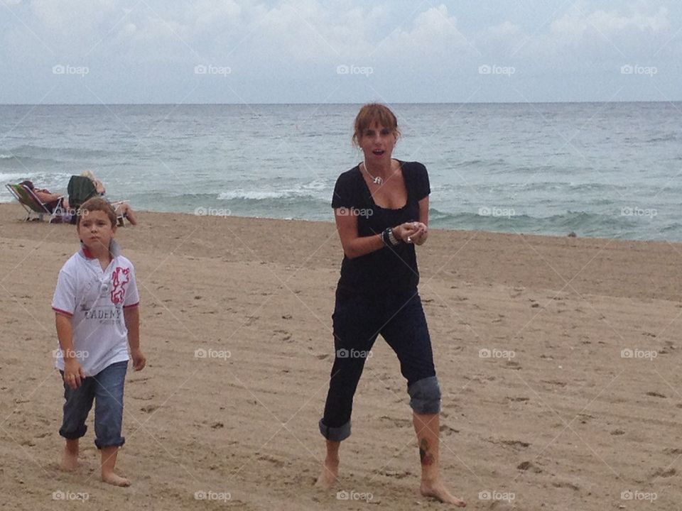 September on the beach