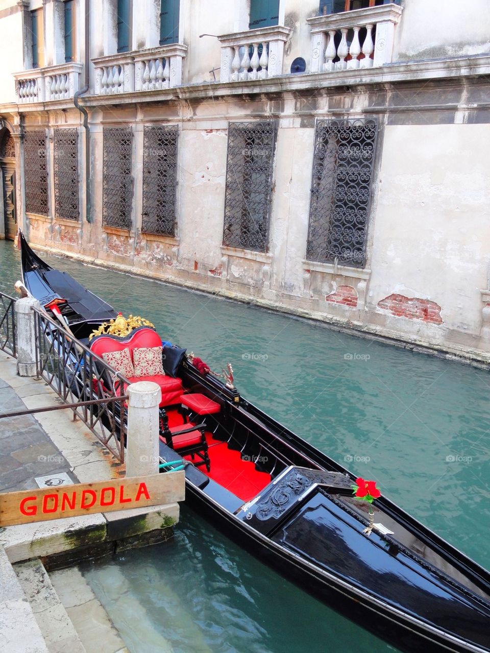 Gondola in canal