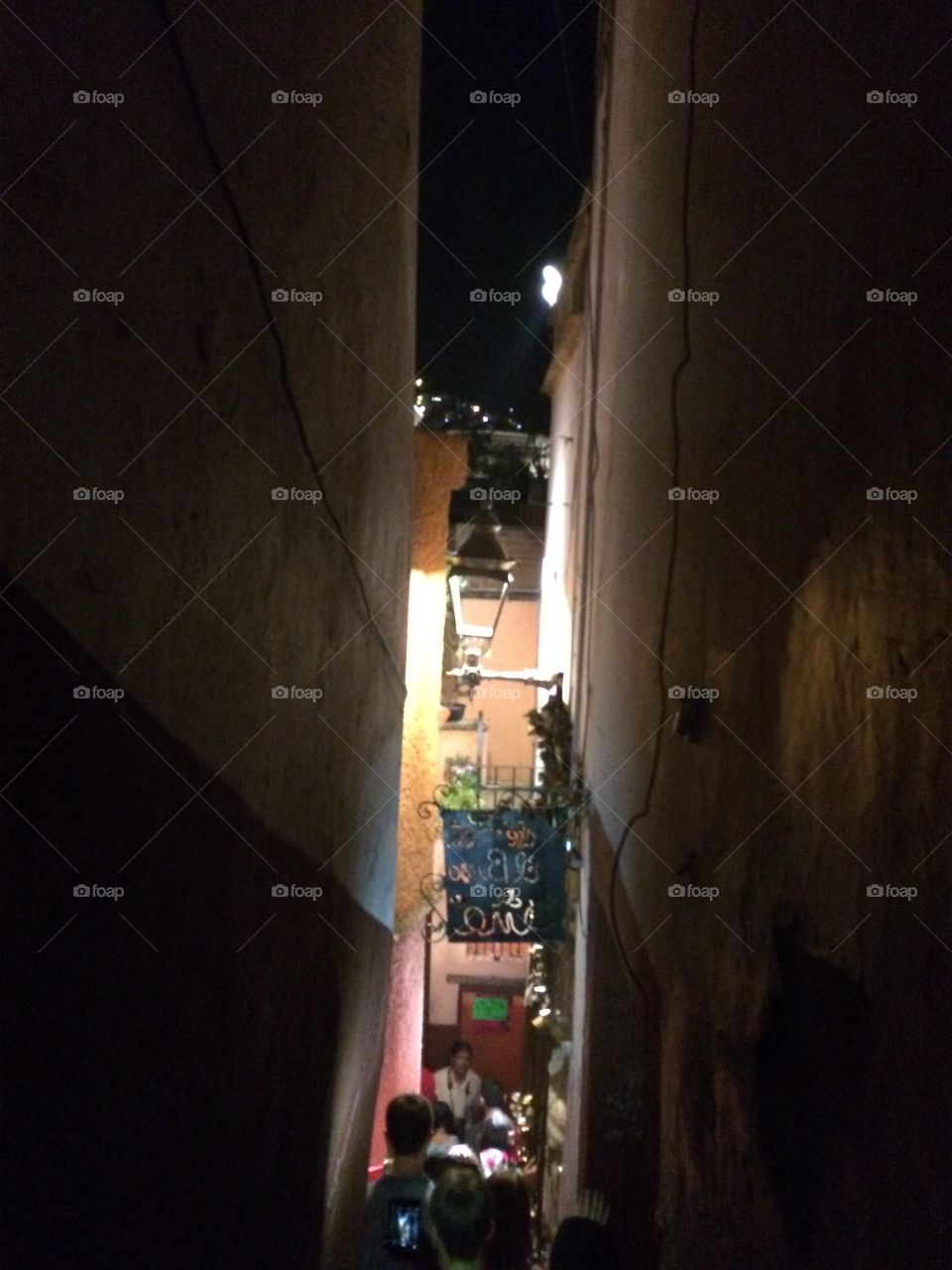 The alley of the kiss in Guanajuato 