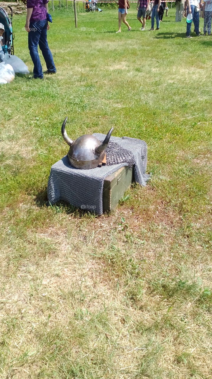 Viking's helmet