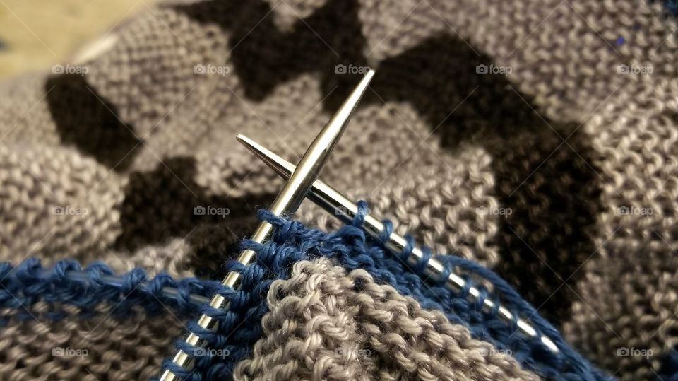 Knitting Chevrons