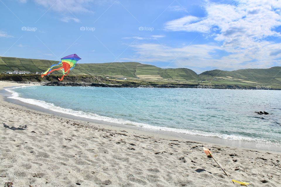 Beach And kite 