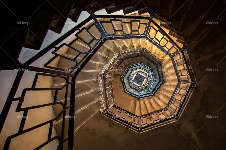 Low angle view of staircases