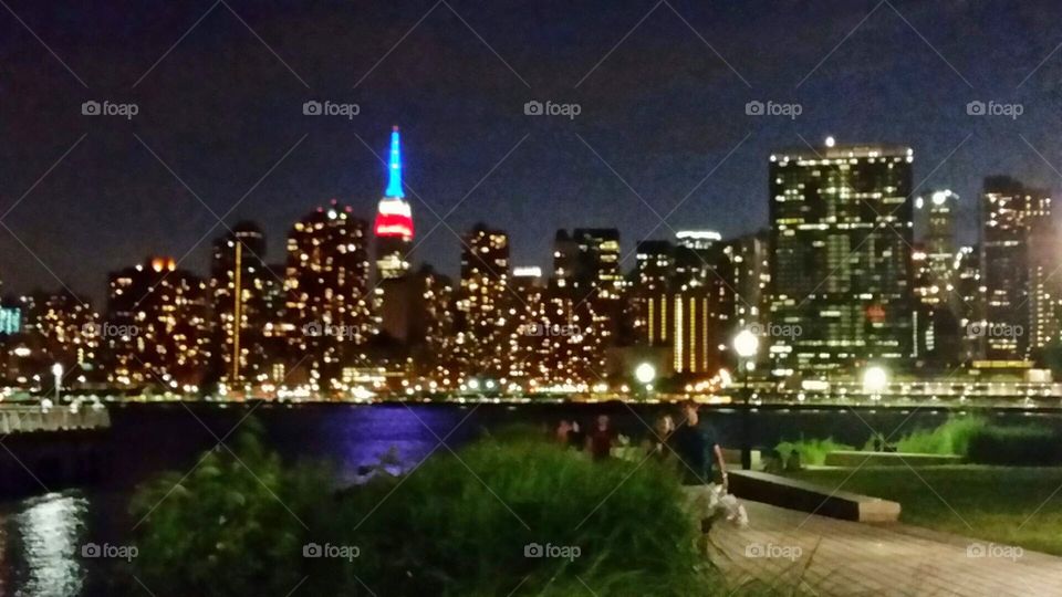 Manhattan view across the river