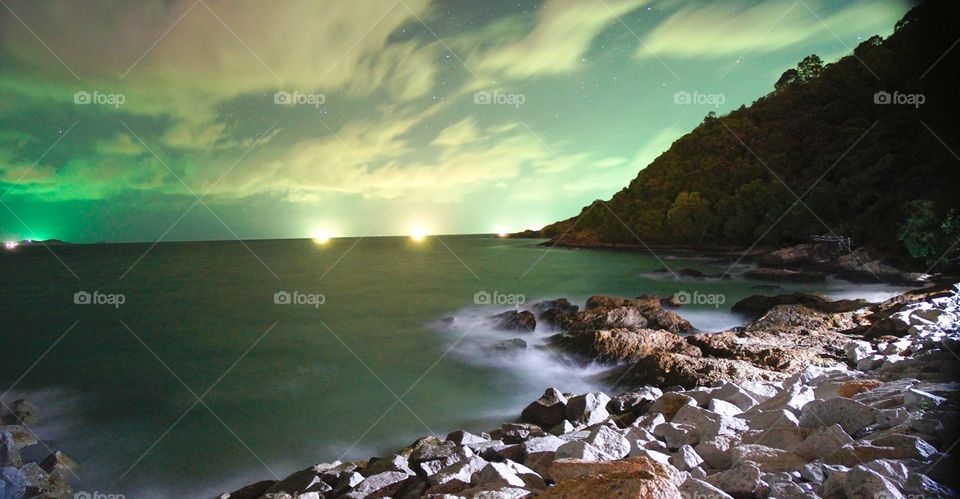 Water, Sunset, No Person, Landscape, Travel