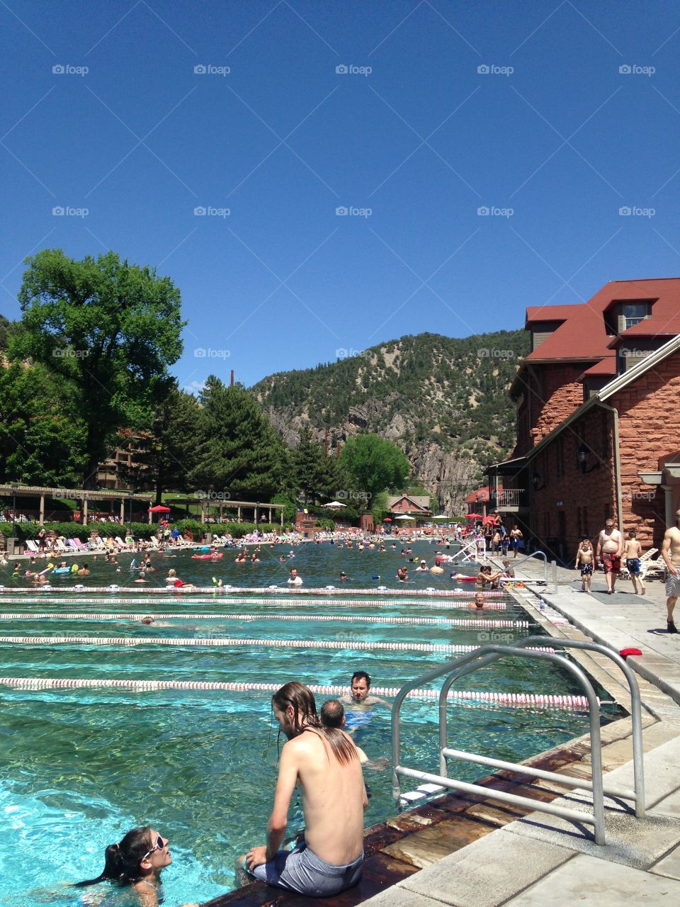 Glenwood hot springs pool
Summertime
