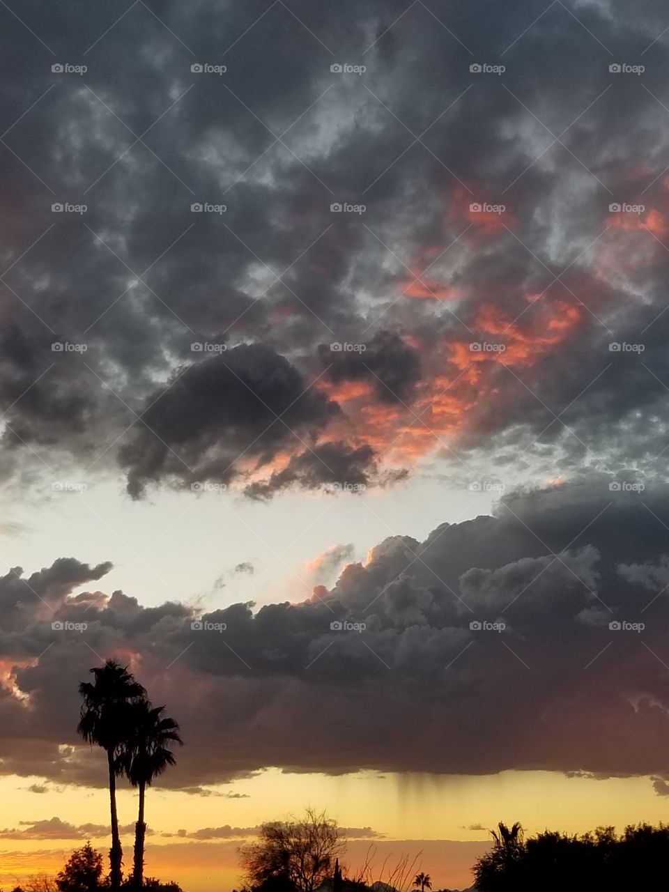 stormy sunset
