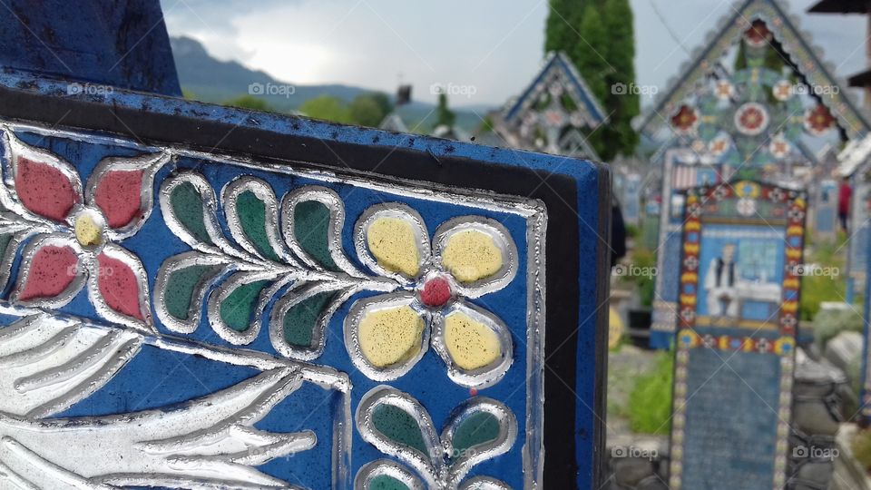 A Blissful Edge, The Merry Cemetery, Sâpânța, Mara Mureş, Romania