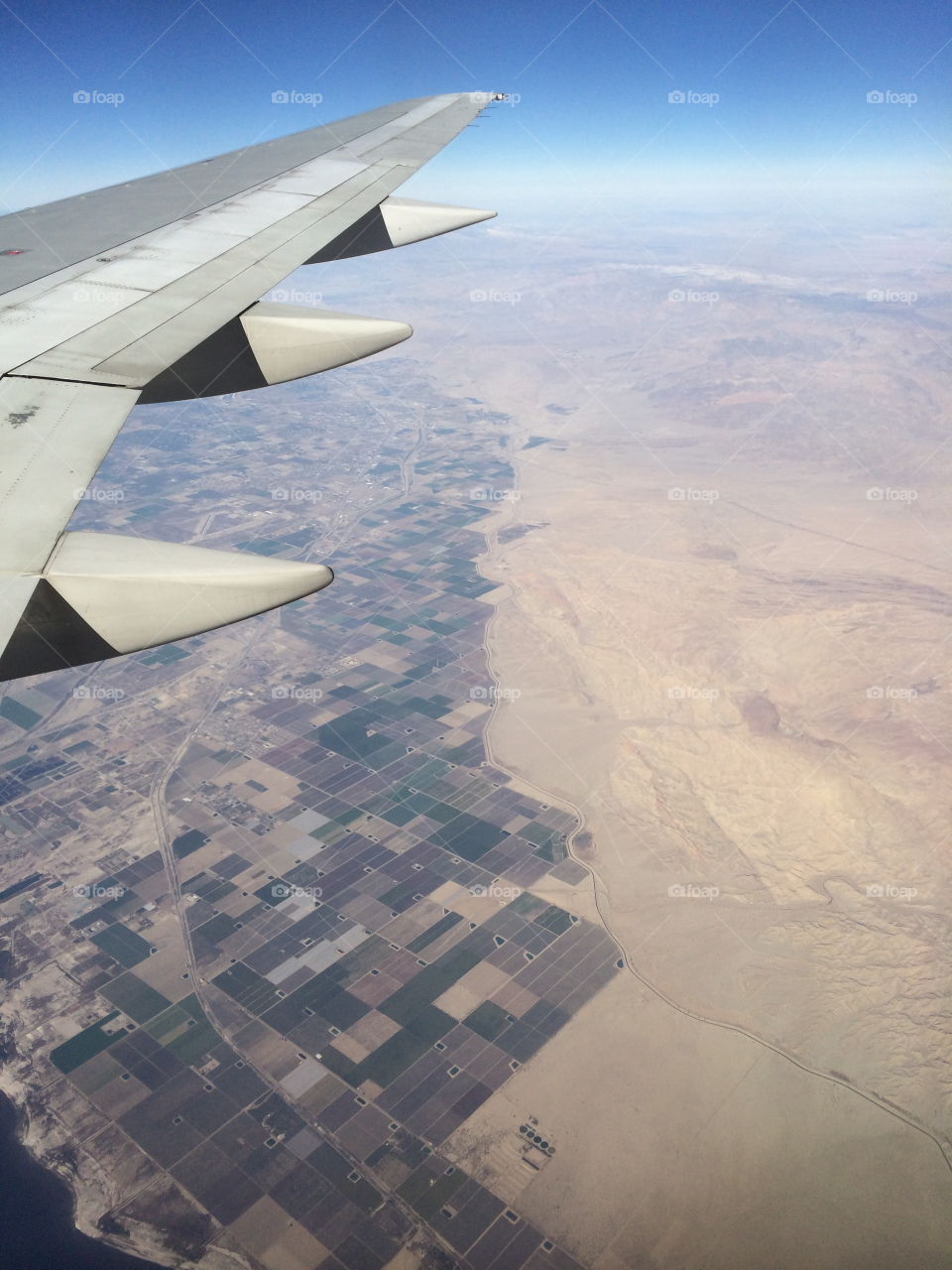 Aerial view from plane.