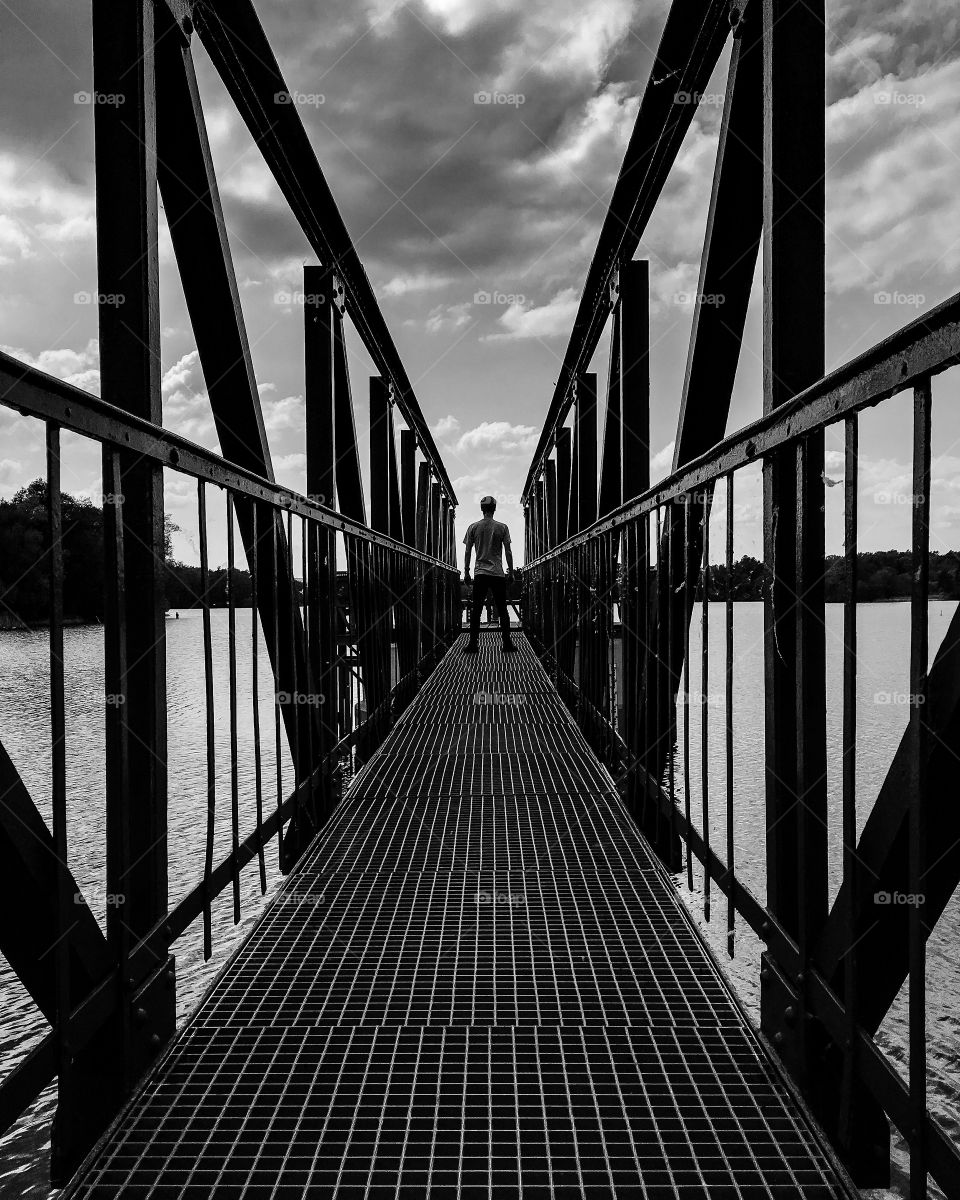 Bridge, Monochrome, No Person, Architecture, Construction