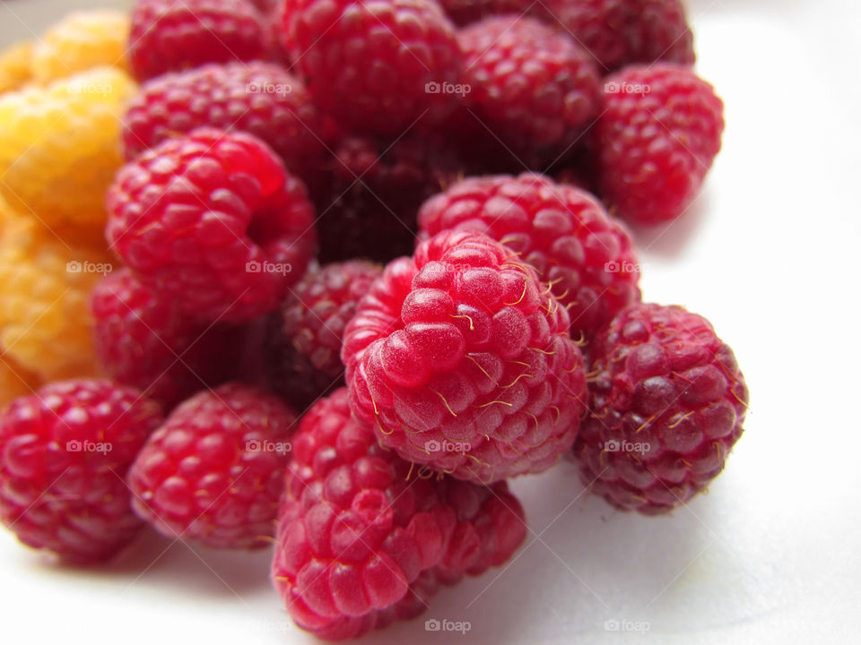 Appetizing raspberry