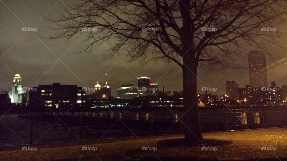 my city at night 