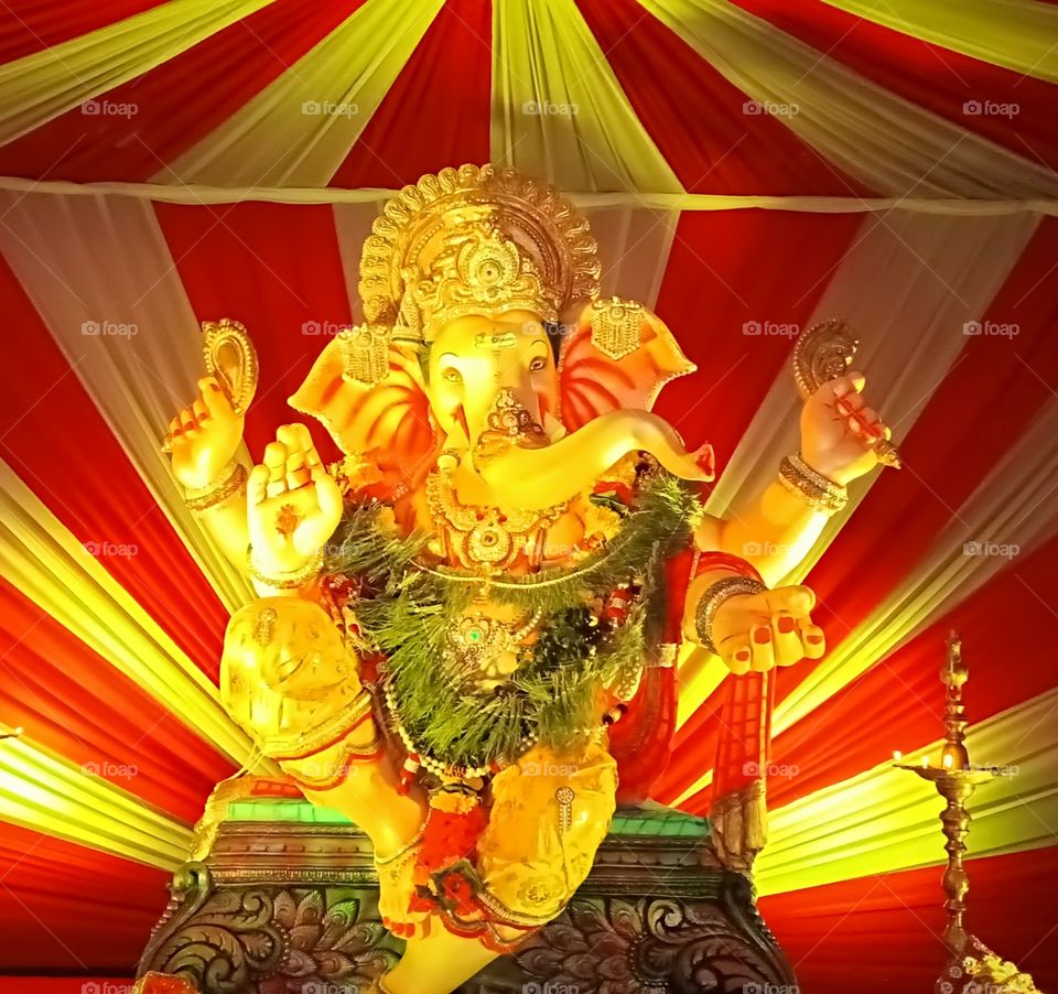 # ganapati Bappa# morya# Indian festival# Indian god# religious# idol# symbol# statue# belief#