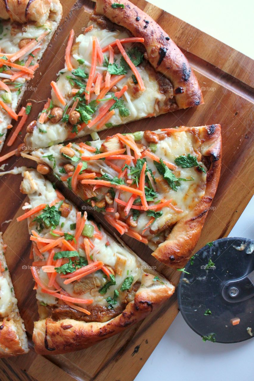 Thai Chicken Pizza