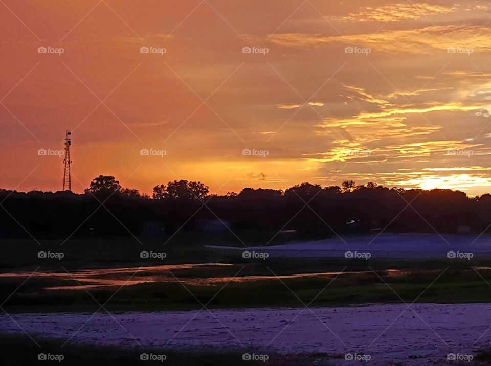 Sunset, Dawn, Landscape, No Person, Evening