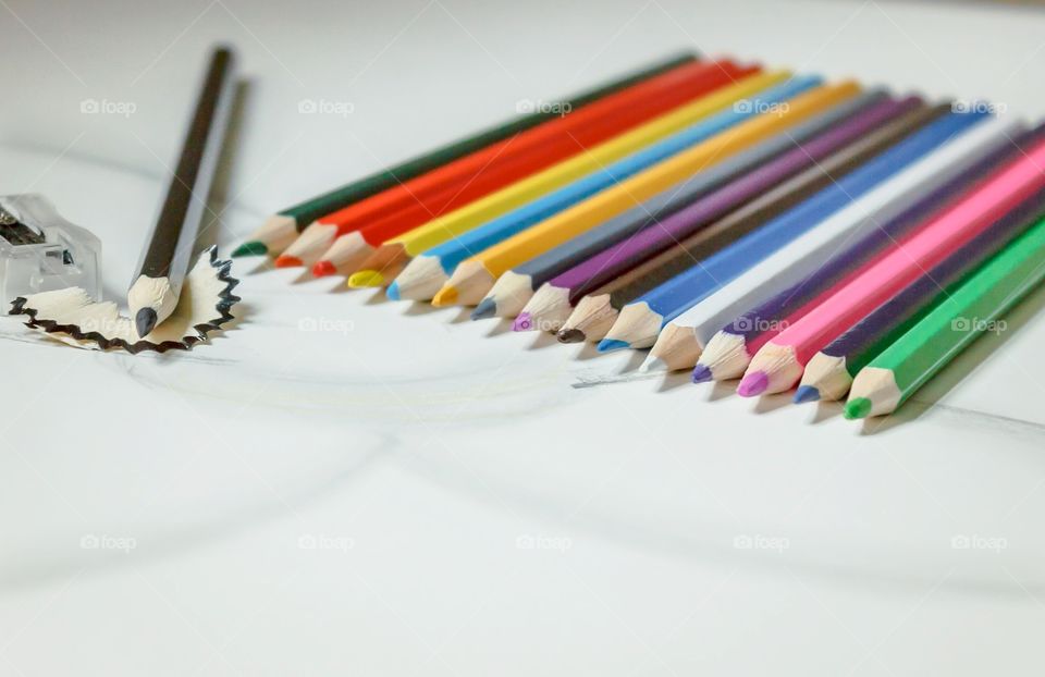 colored pencils