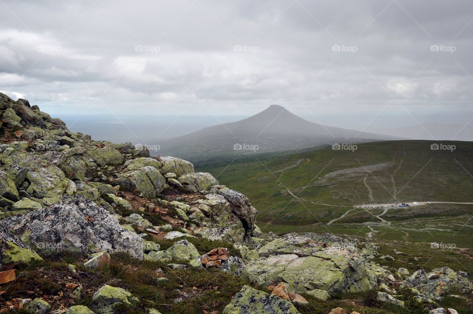 View towards Städjan from Nipfjället, Dalecarlia, Sweden