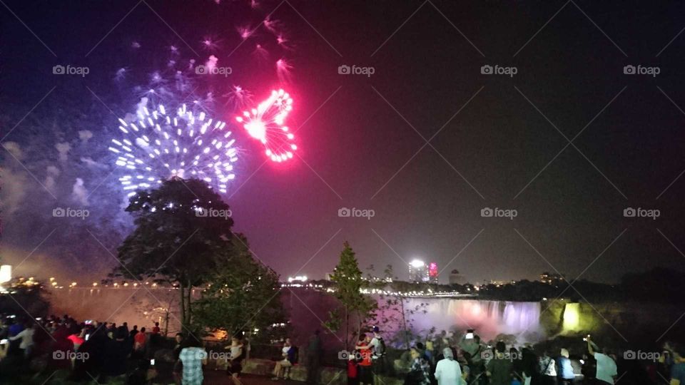 Niagara Falls Fireworks