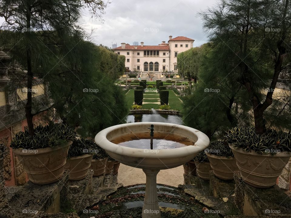 Italian villa and garden 
