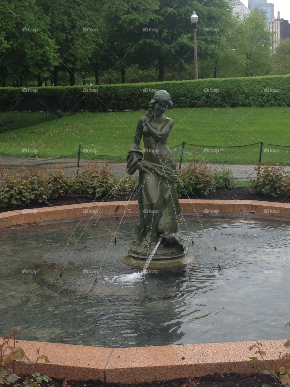 Sculpture, Statue, Fountain, Water, Garden